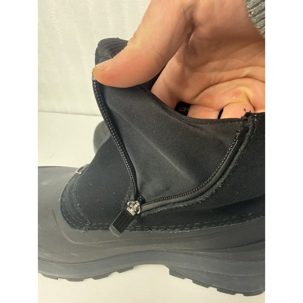 THE NORTH FACE MEN'S CHILKAT V ZIP WATERPROOF BOOTS SIZE 9 TNF BLACK NF0A5LW4